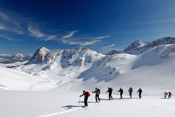 Skitouren auf 2700m am Dachstein Gletscher